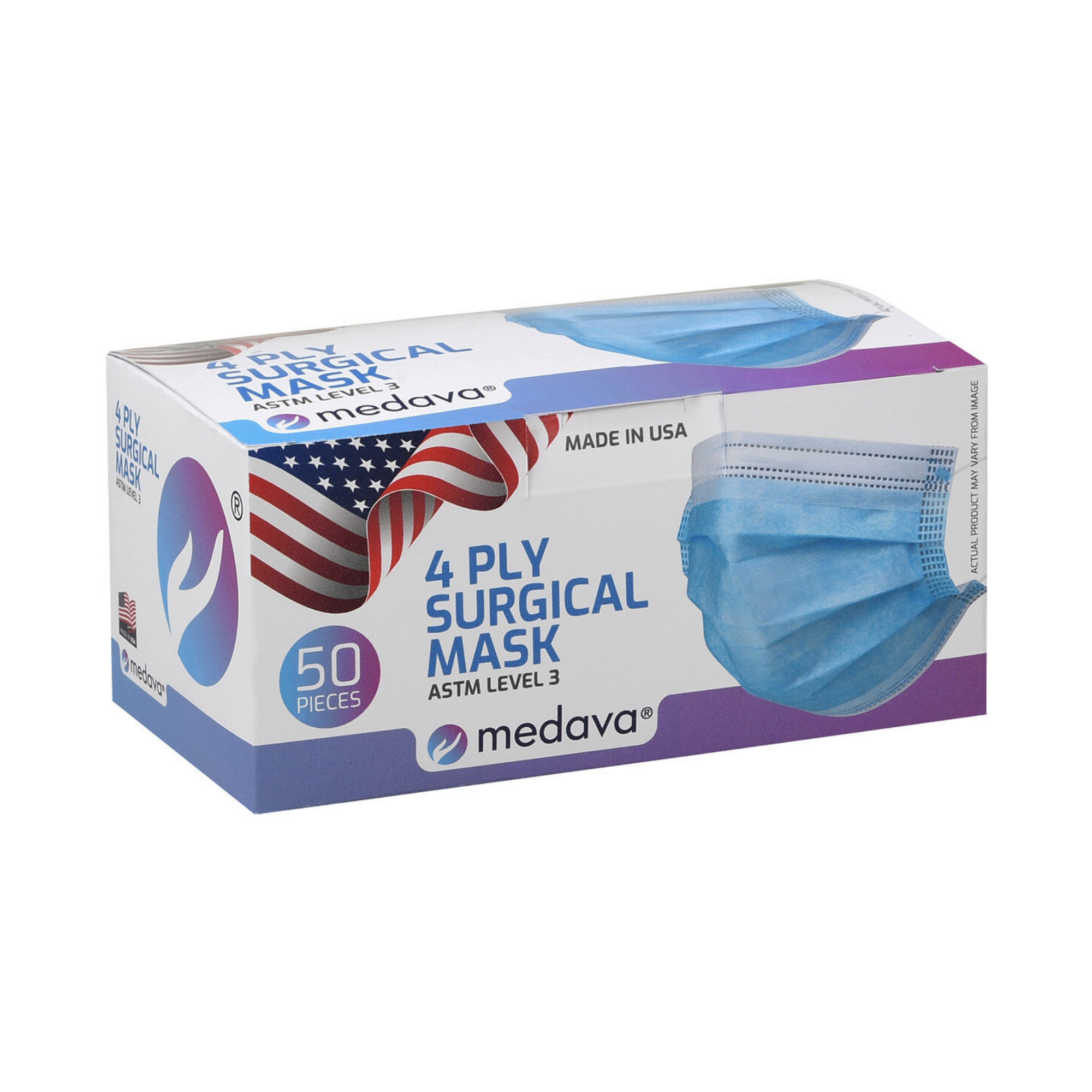 medava® 4-Ply Surgical Mask | ASTM Level 3