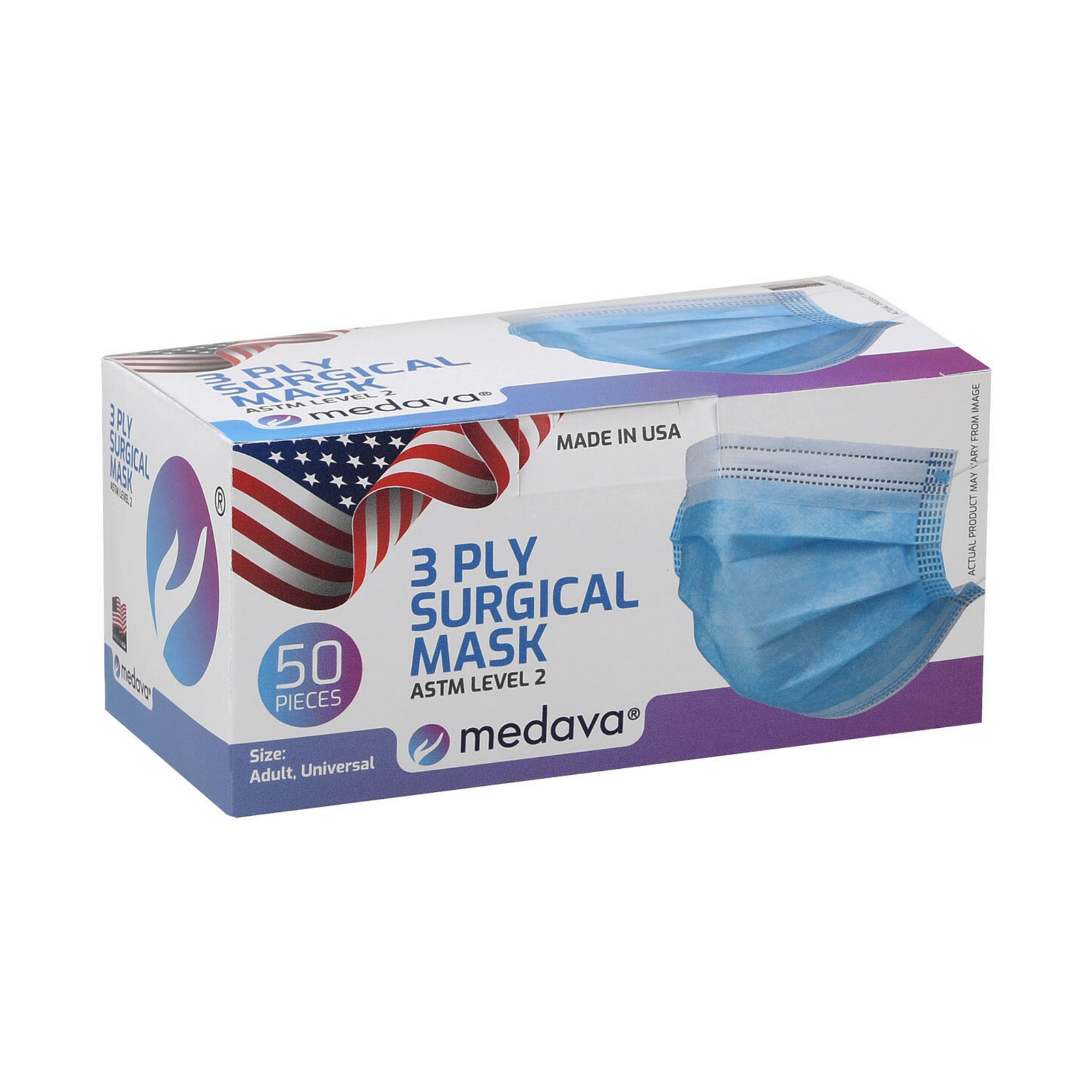 medava® 3-Ply Surgical Mask | ASTM Level 2